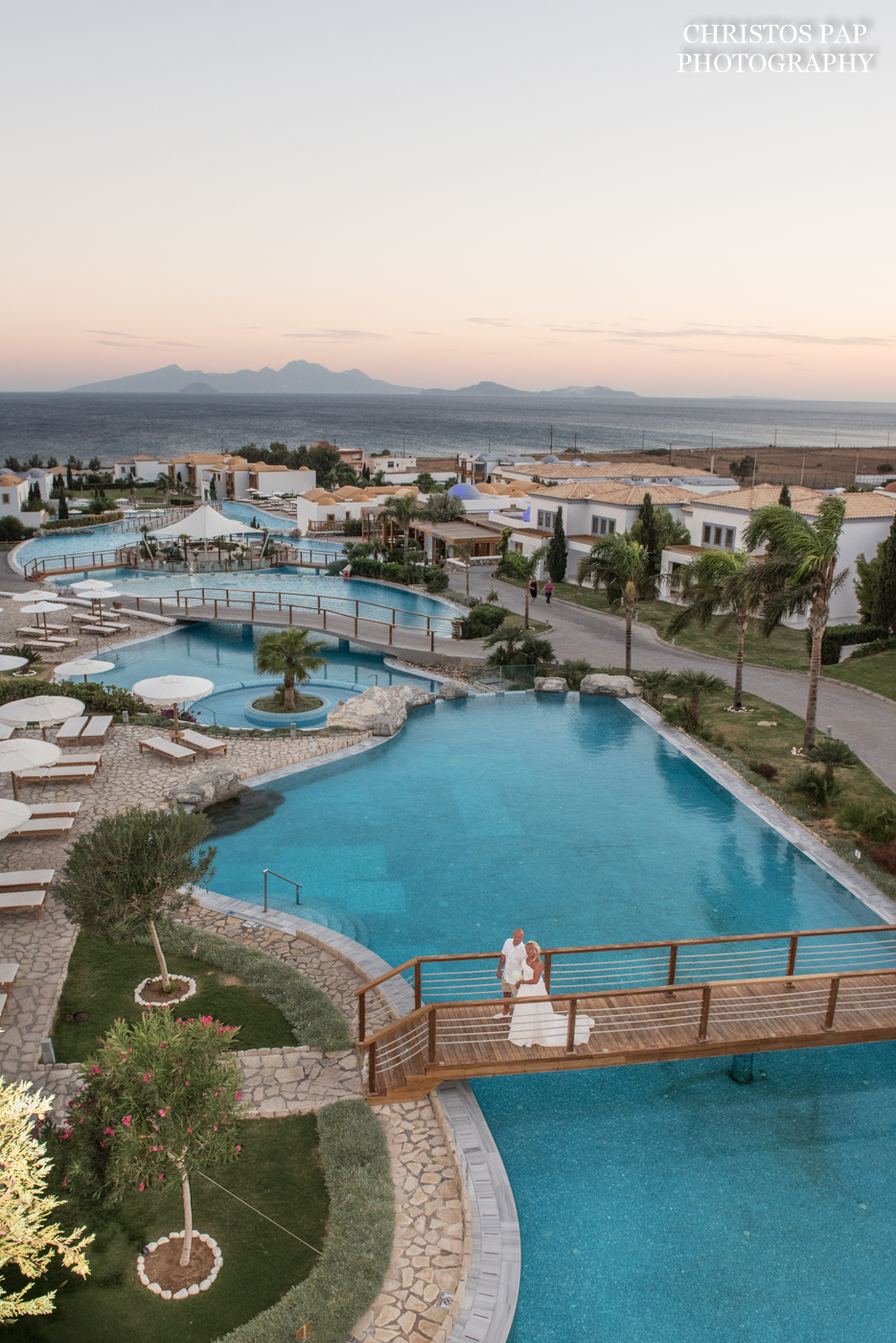 photo shoot at Mitsis Hotel