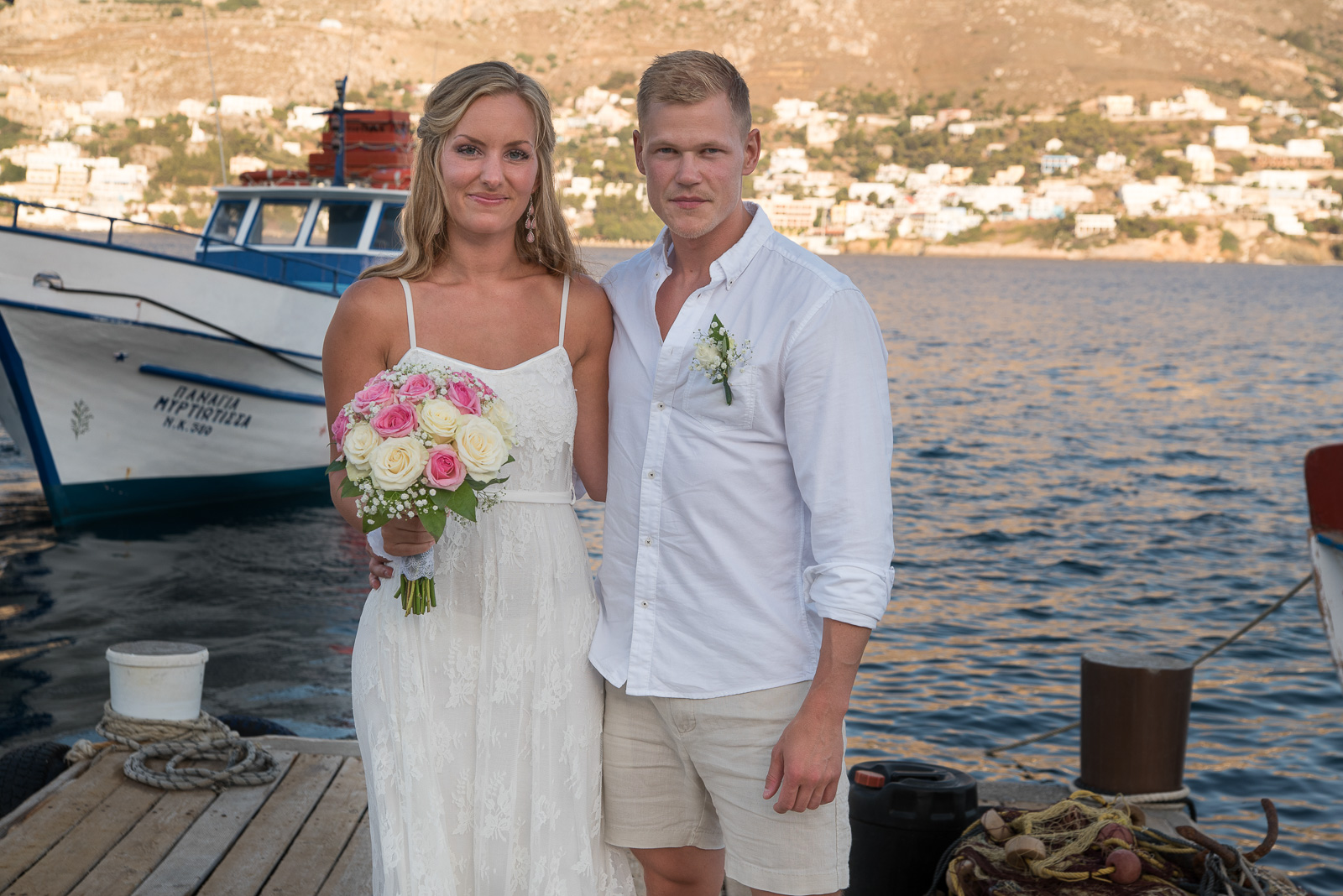 Wedding in Telendos island