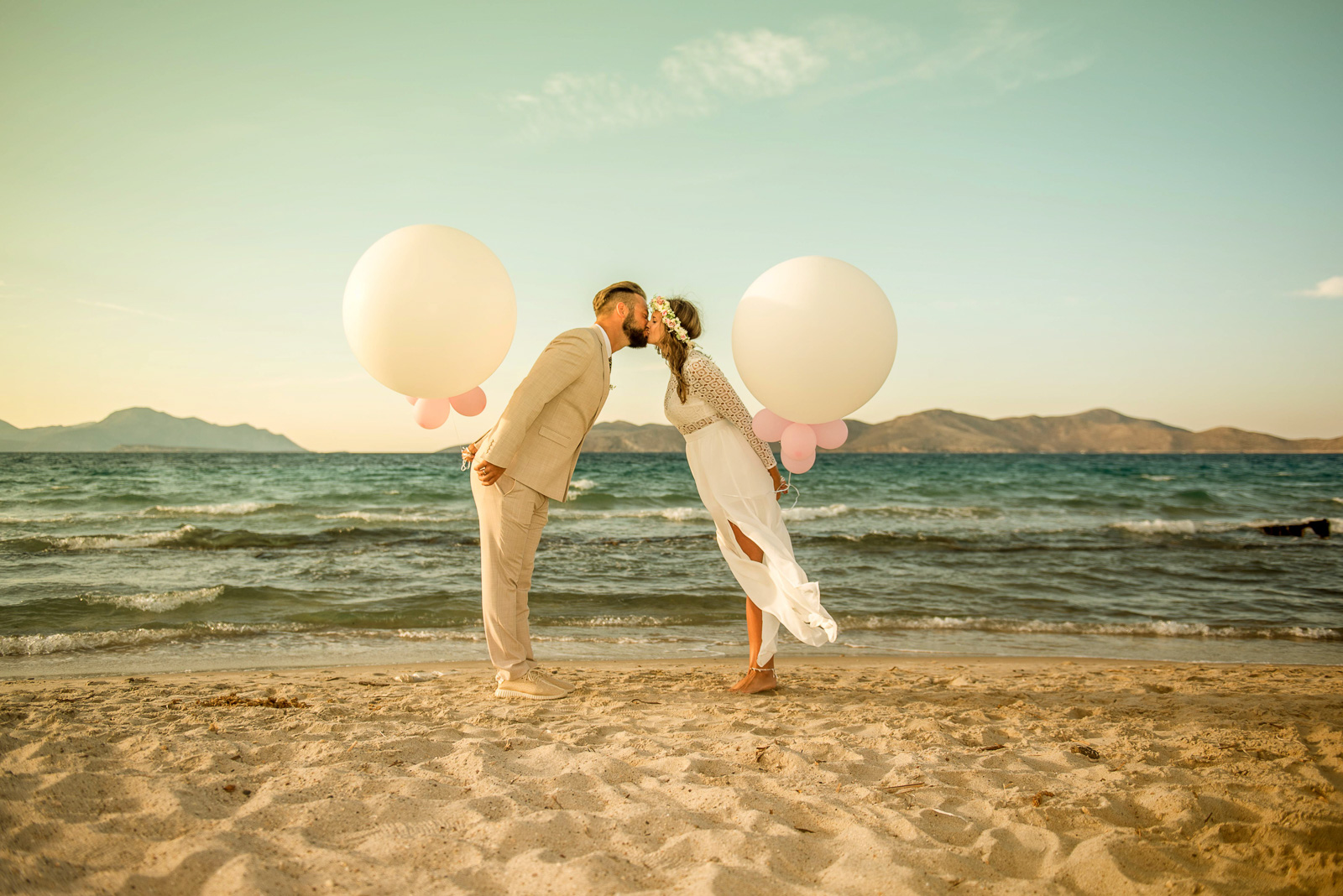 Wedding photographer in Greek island