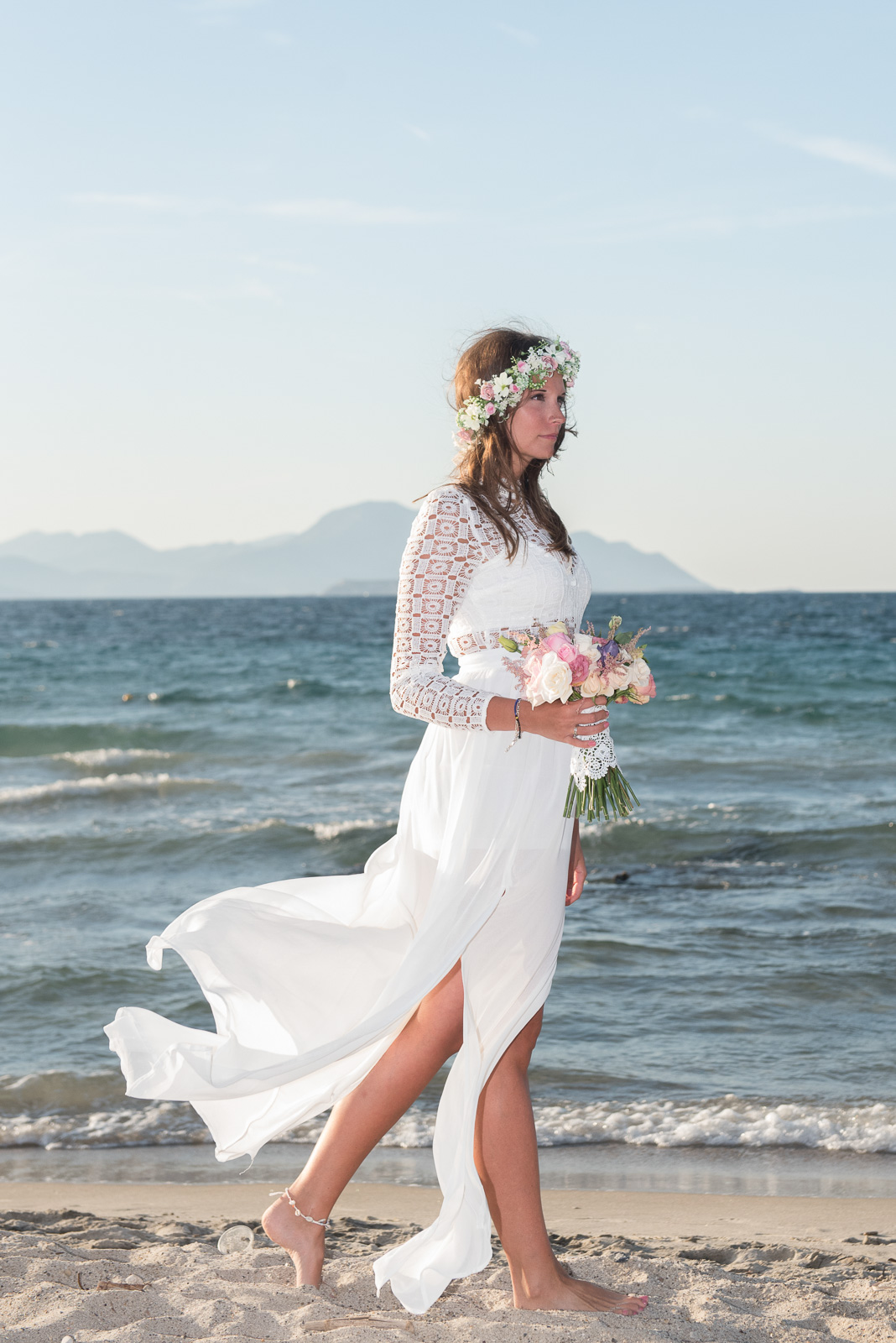 Wedding photographer in Greek island