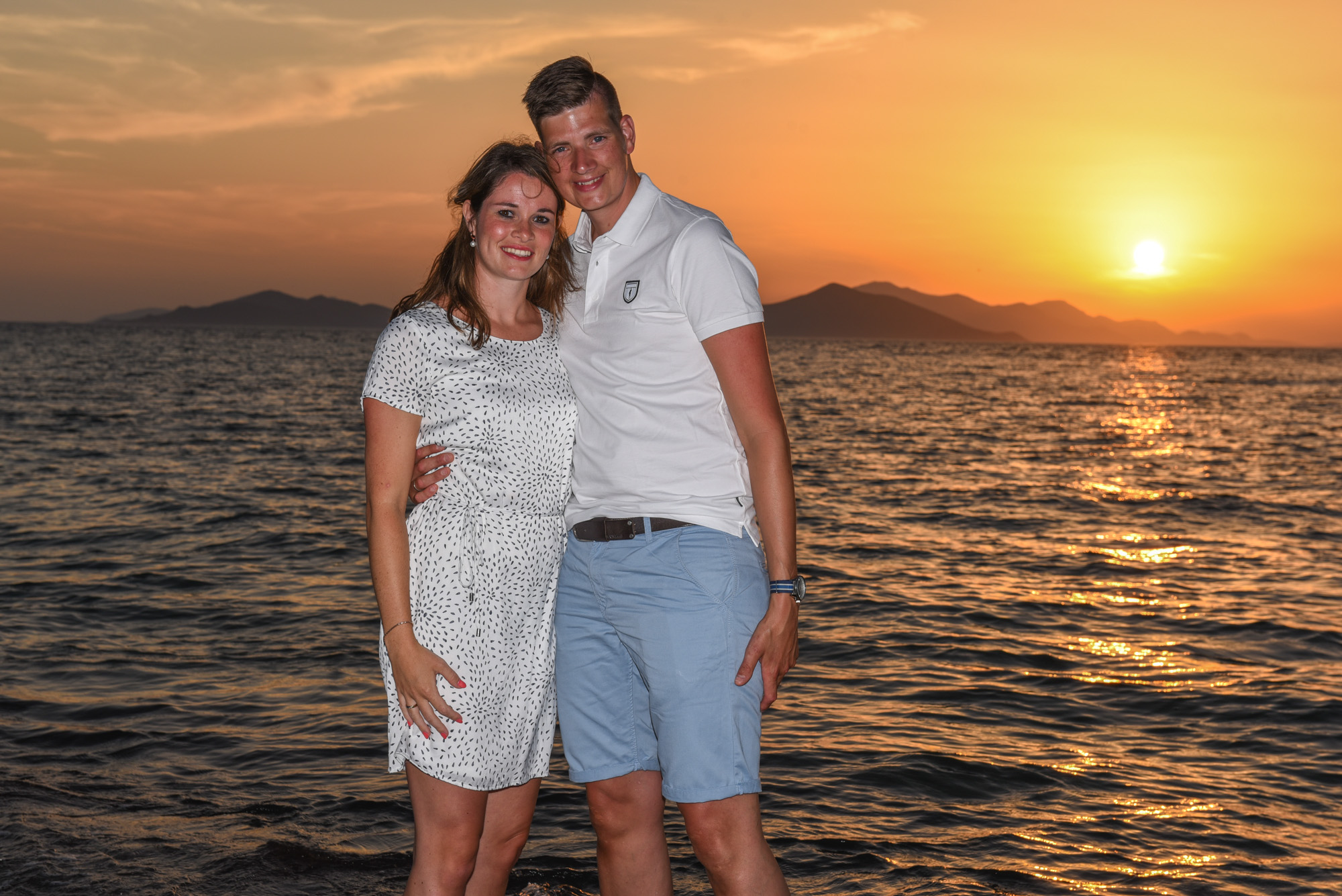 Sunset photo shoot kos island