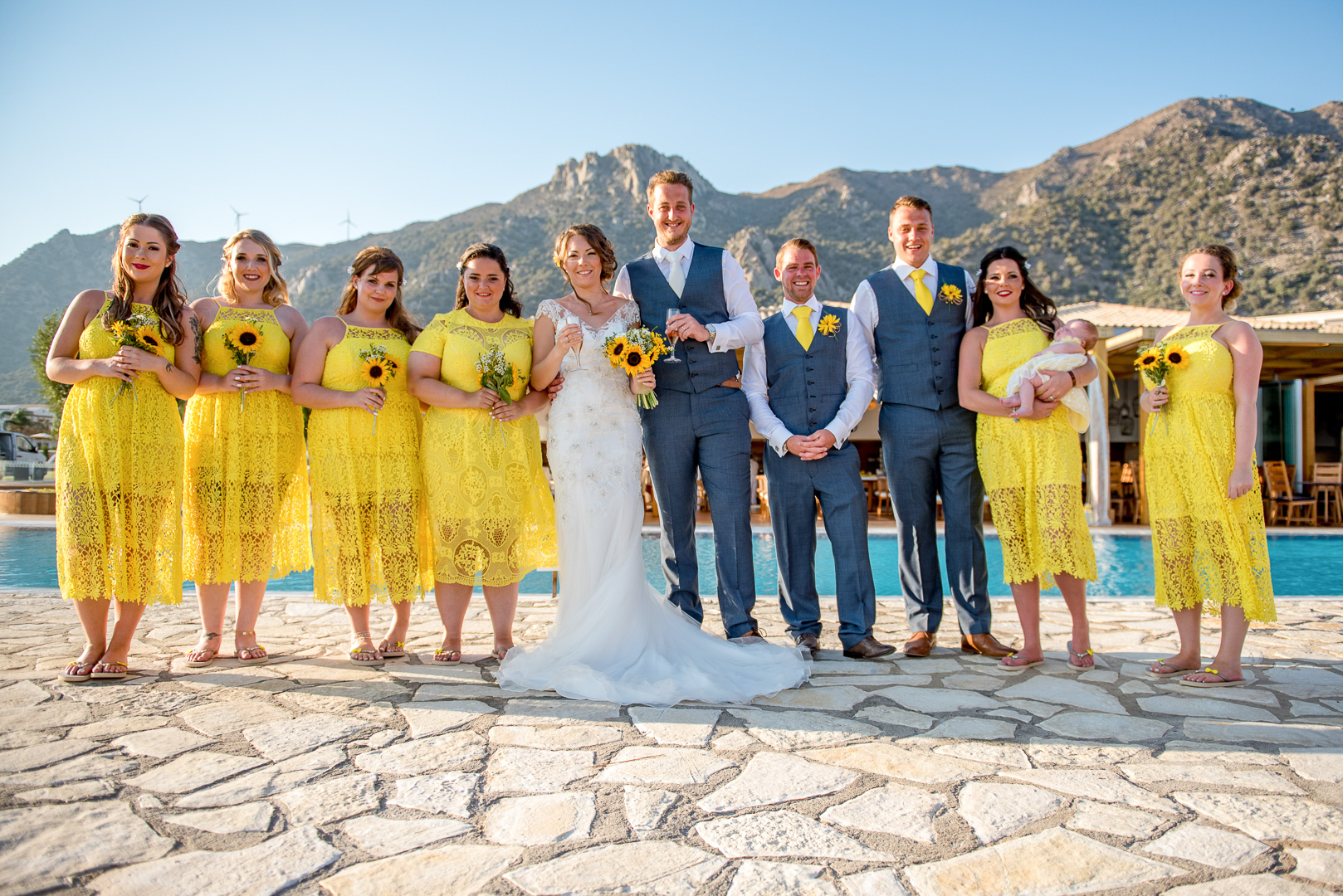 Wedding photo in Kos island, Blue Dome Mitsis hotel