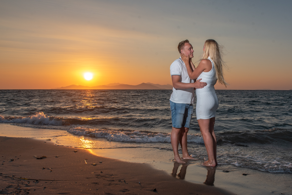 Sunset photo shoot in Kos