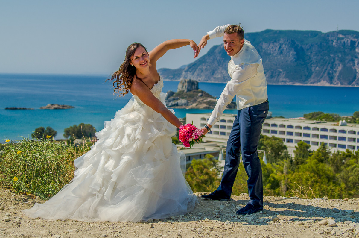 Honeymoon session photo shoot in kos