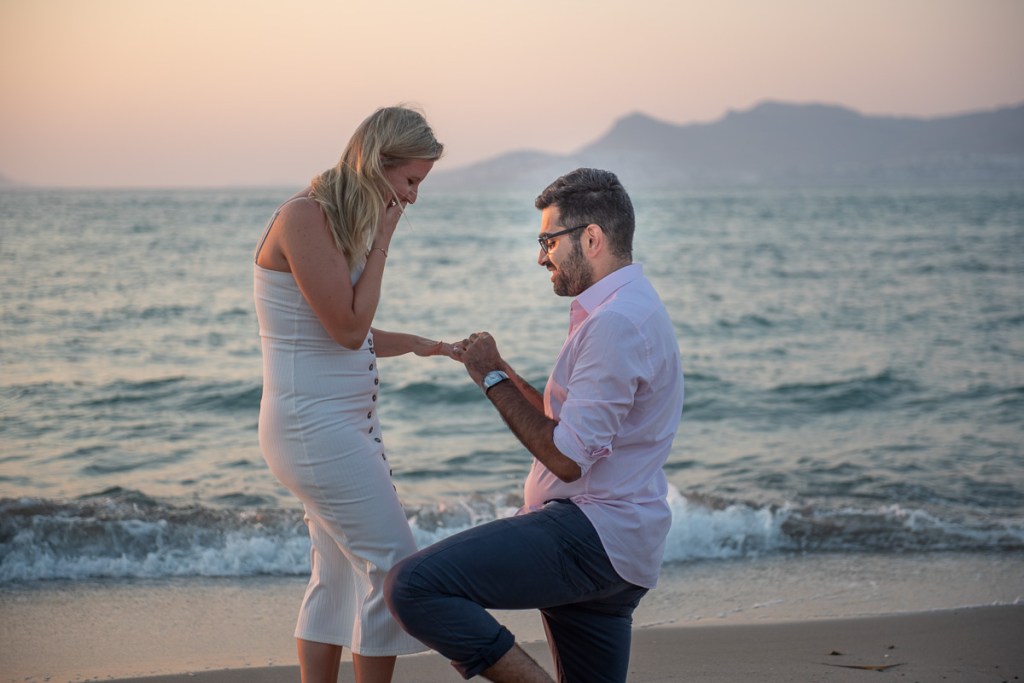Photo session on the beach