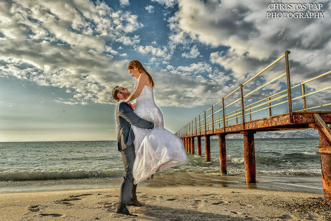 Wedding photographer in Greek island
