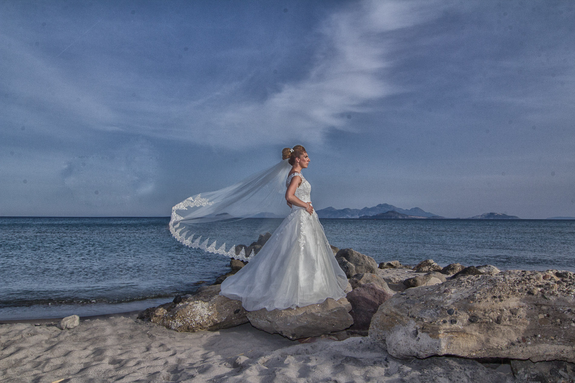 Wedding photographer in Greek island