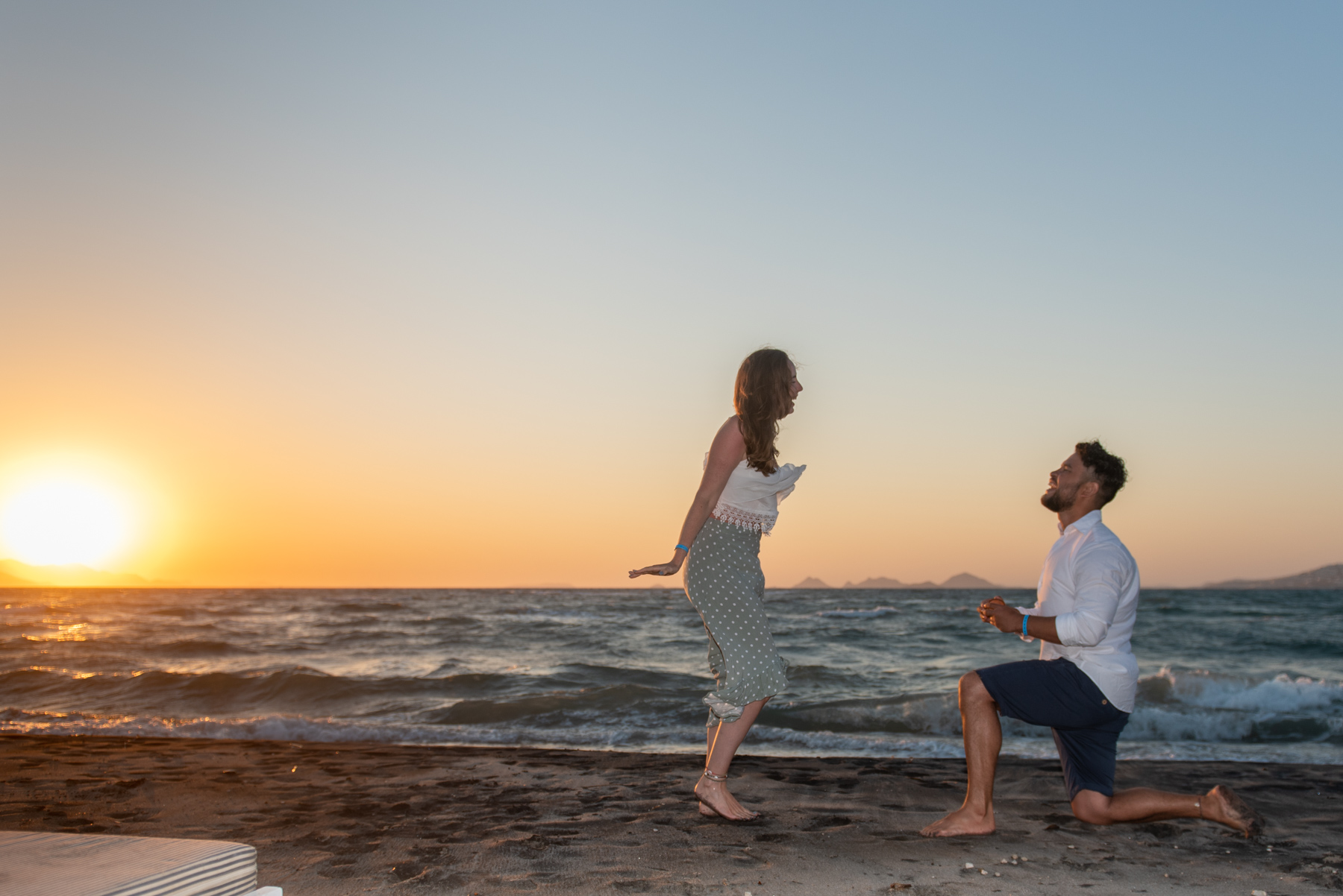 Surprise proposal photo shoot in Kos island