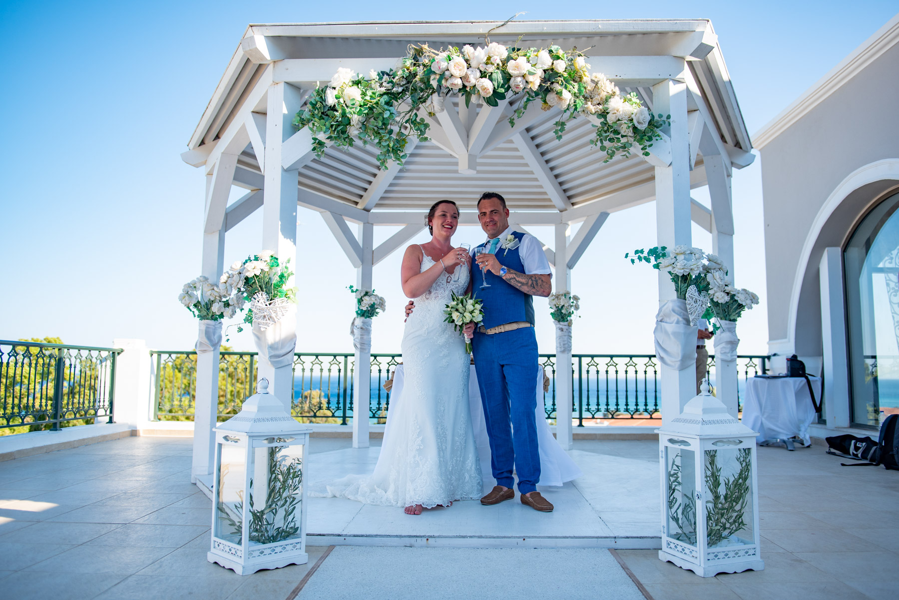 wedding at Atlantica hotel