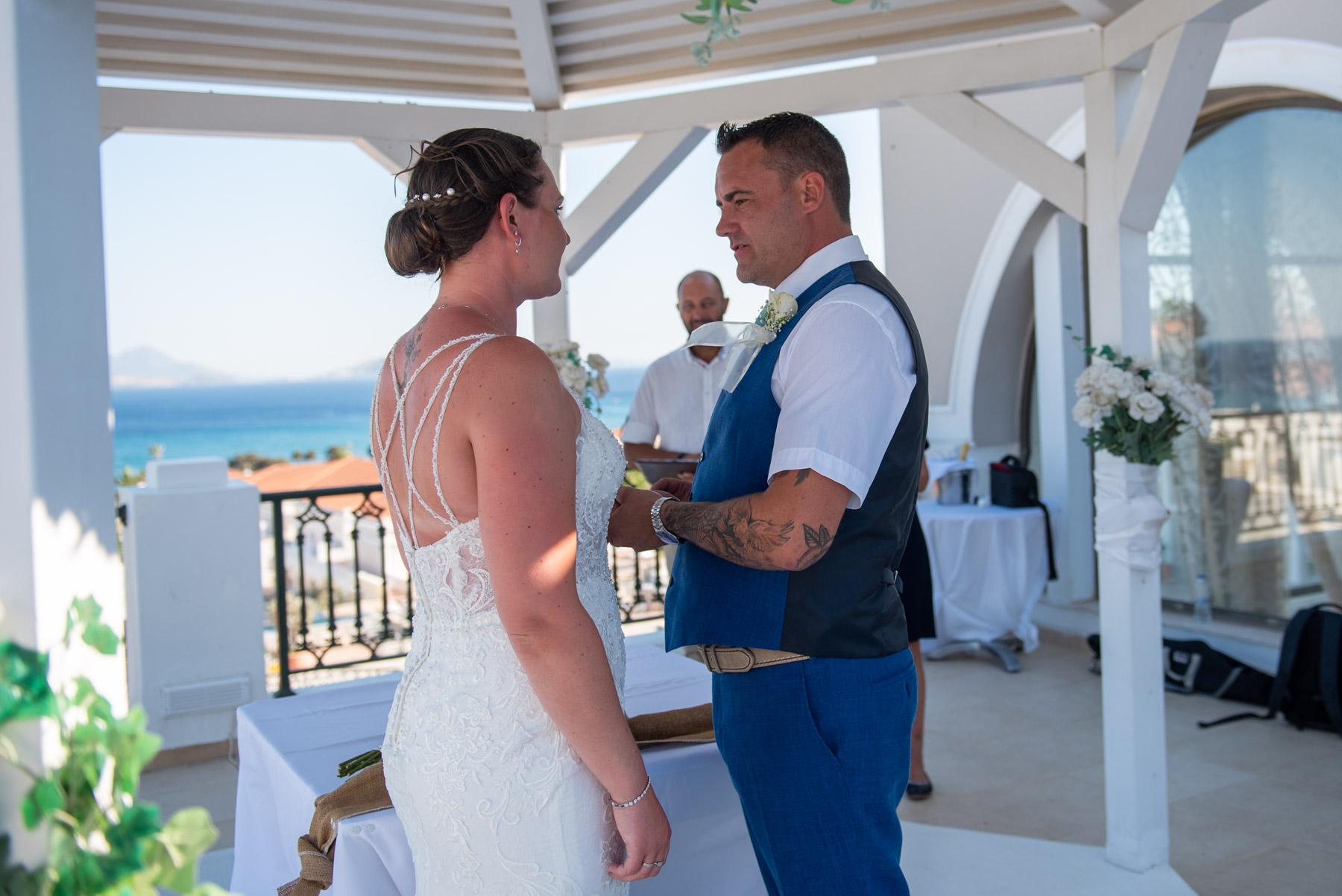 wedding at Atlantica hotel