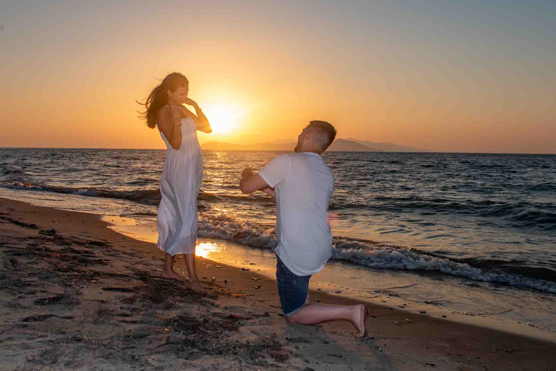 Suprise proposal in Kos island