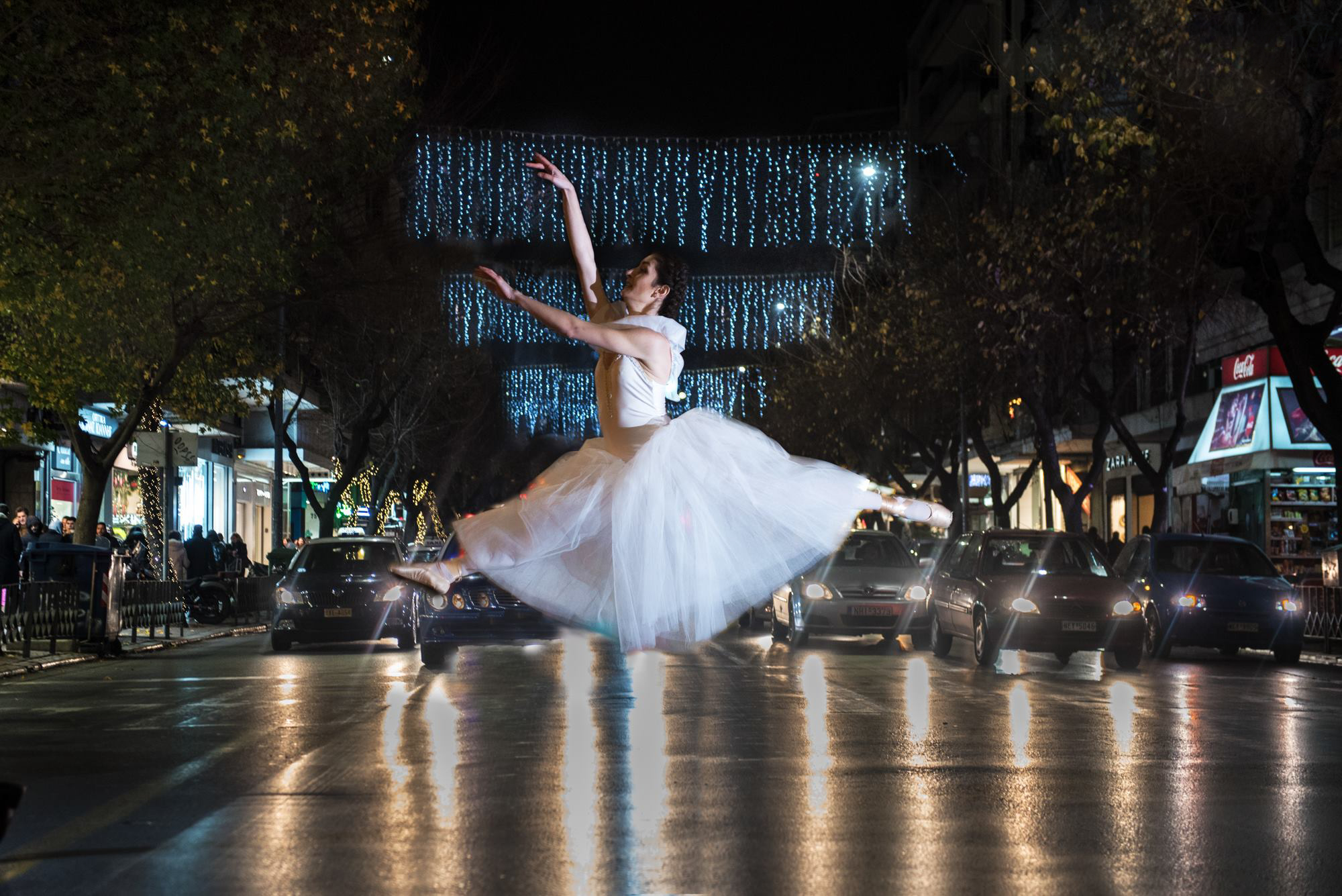 Dancer photo shoot in Greece
