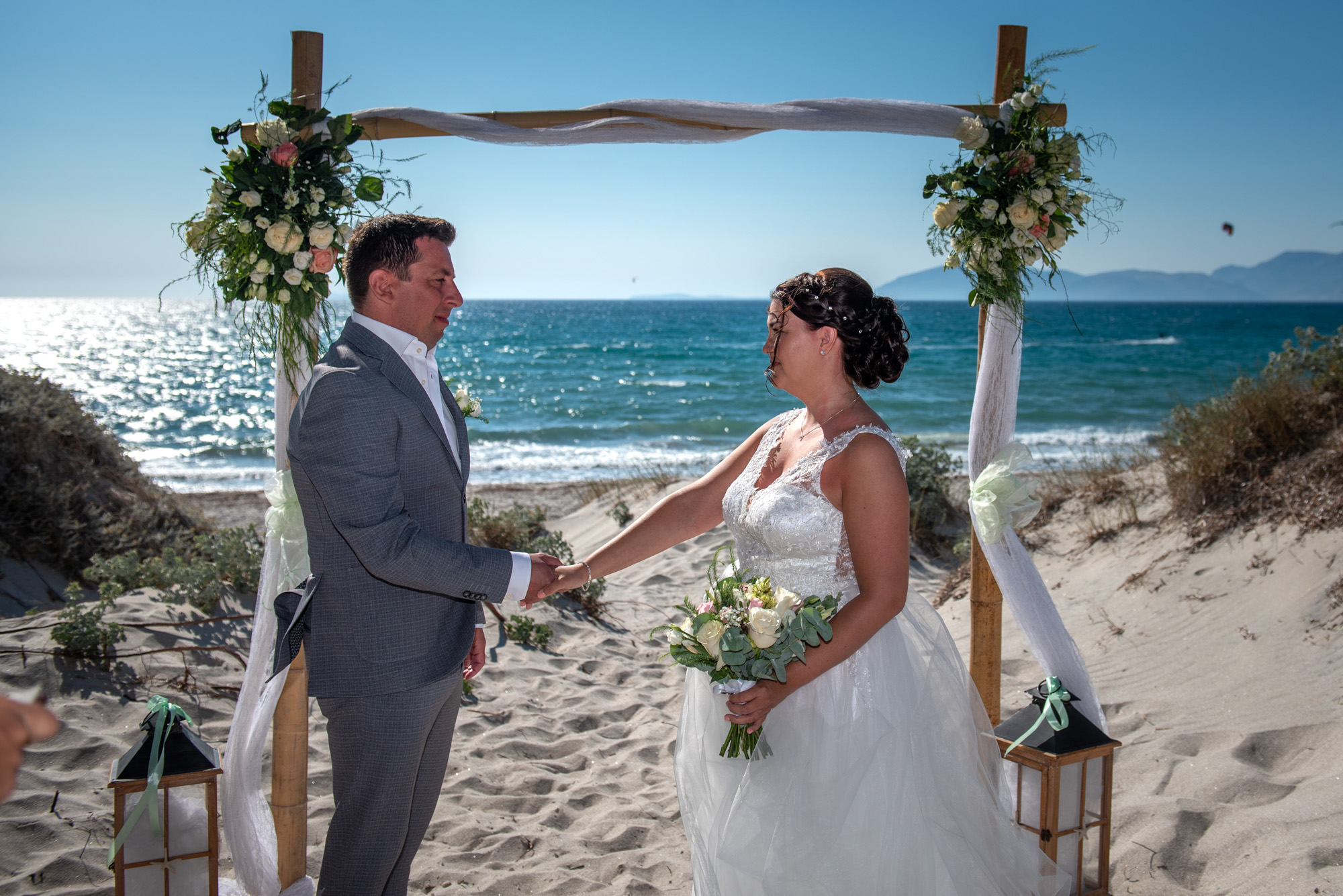 Wedding on the beach Kos island and Greek islands
