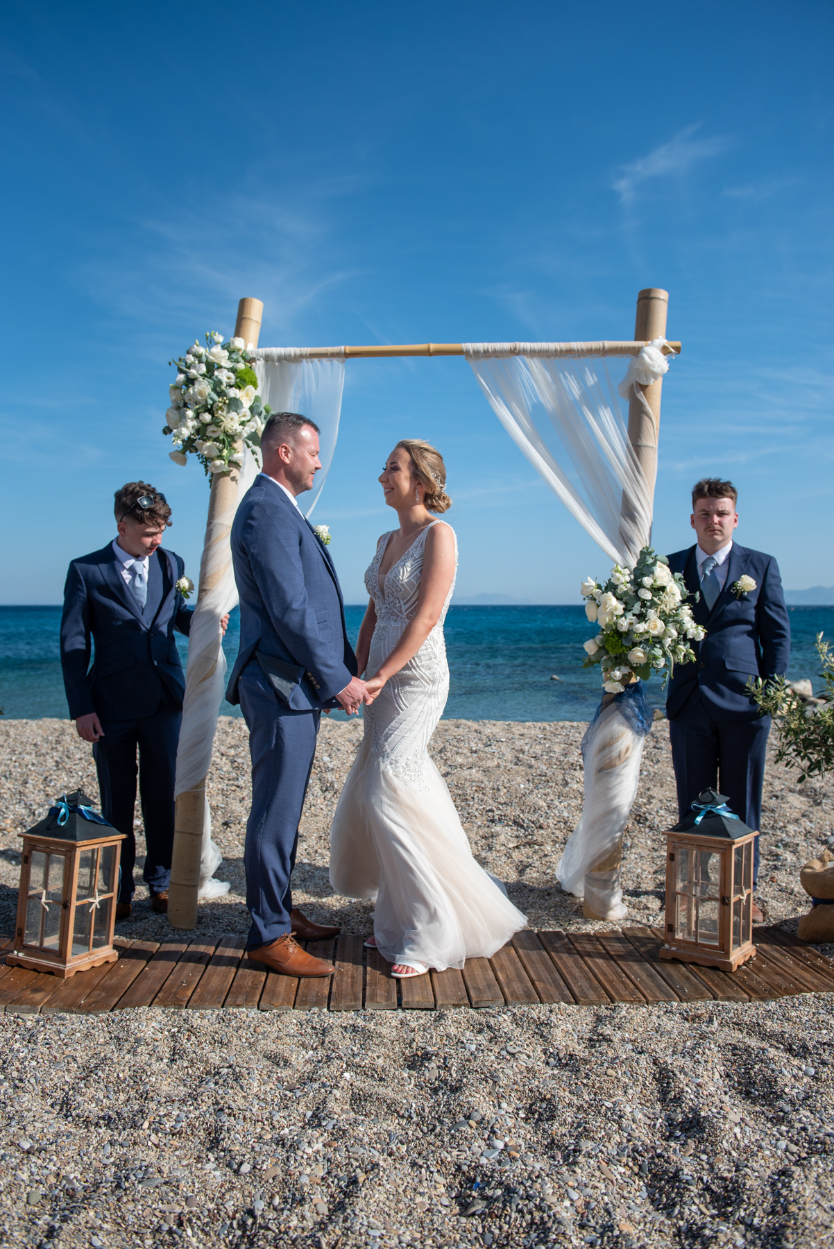 Wedding on the beach Kos island and Greek islands