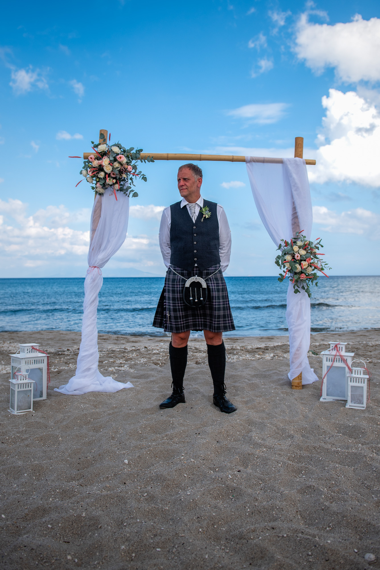 Scottish Wedding in Kos island