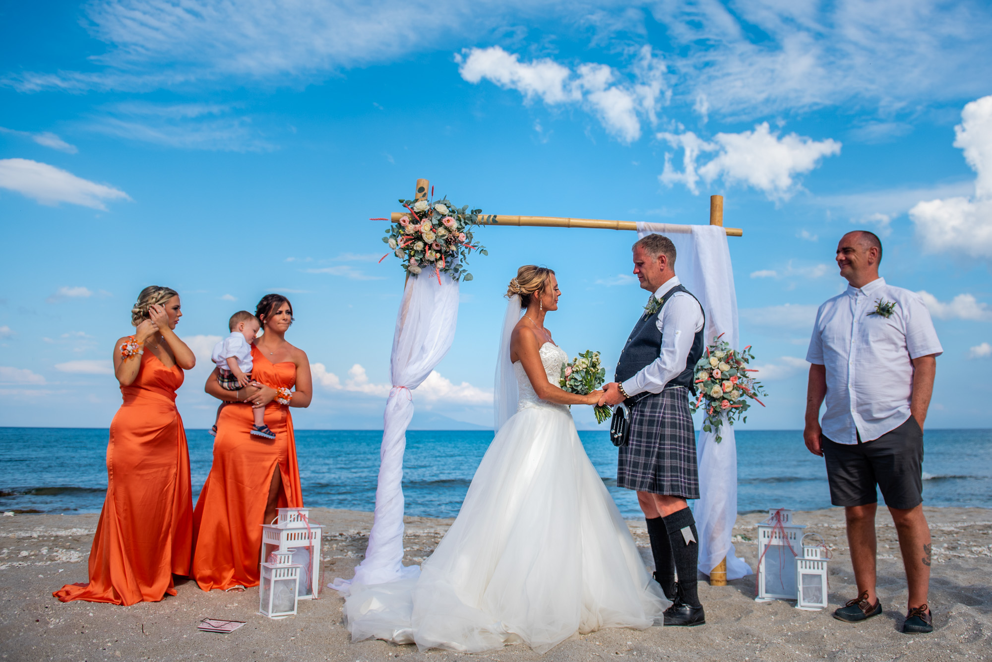 Scottish Wedding in Kos island