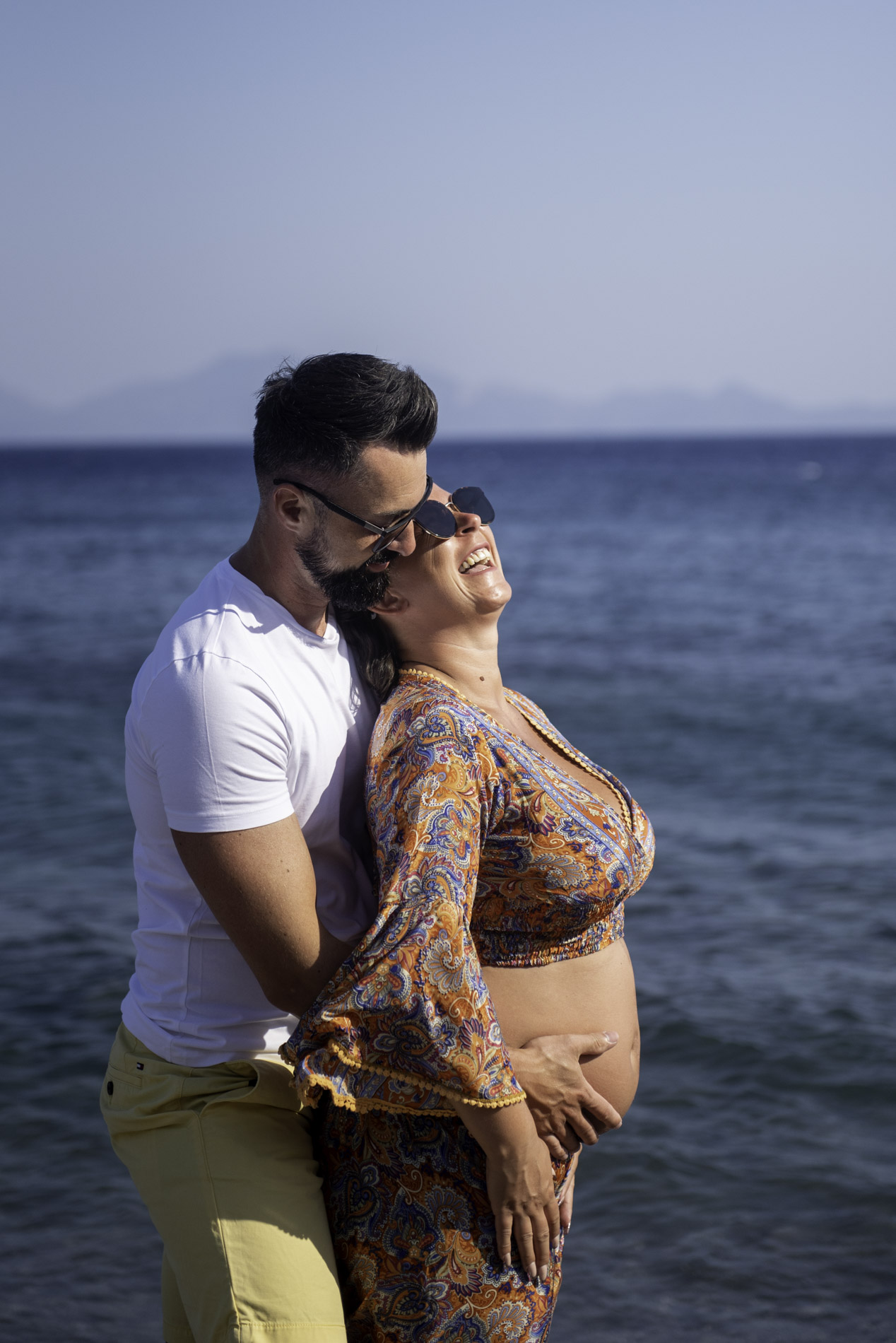 Kos island maternity photo shoot