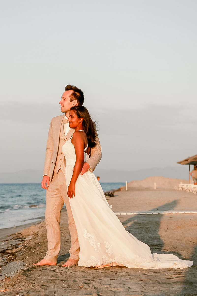 honeymoon photo shoot on Kos island