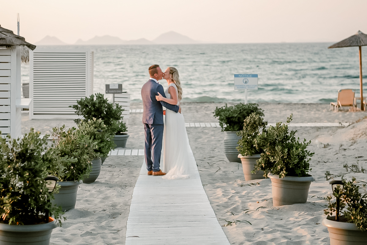 Kos island honeymoon photo shoot