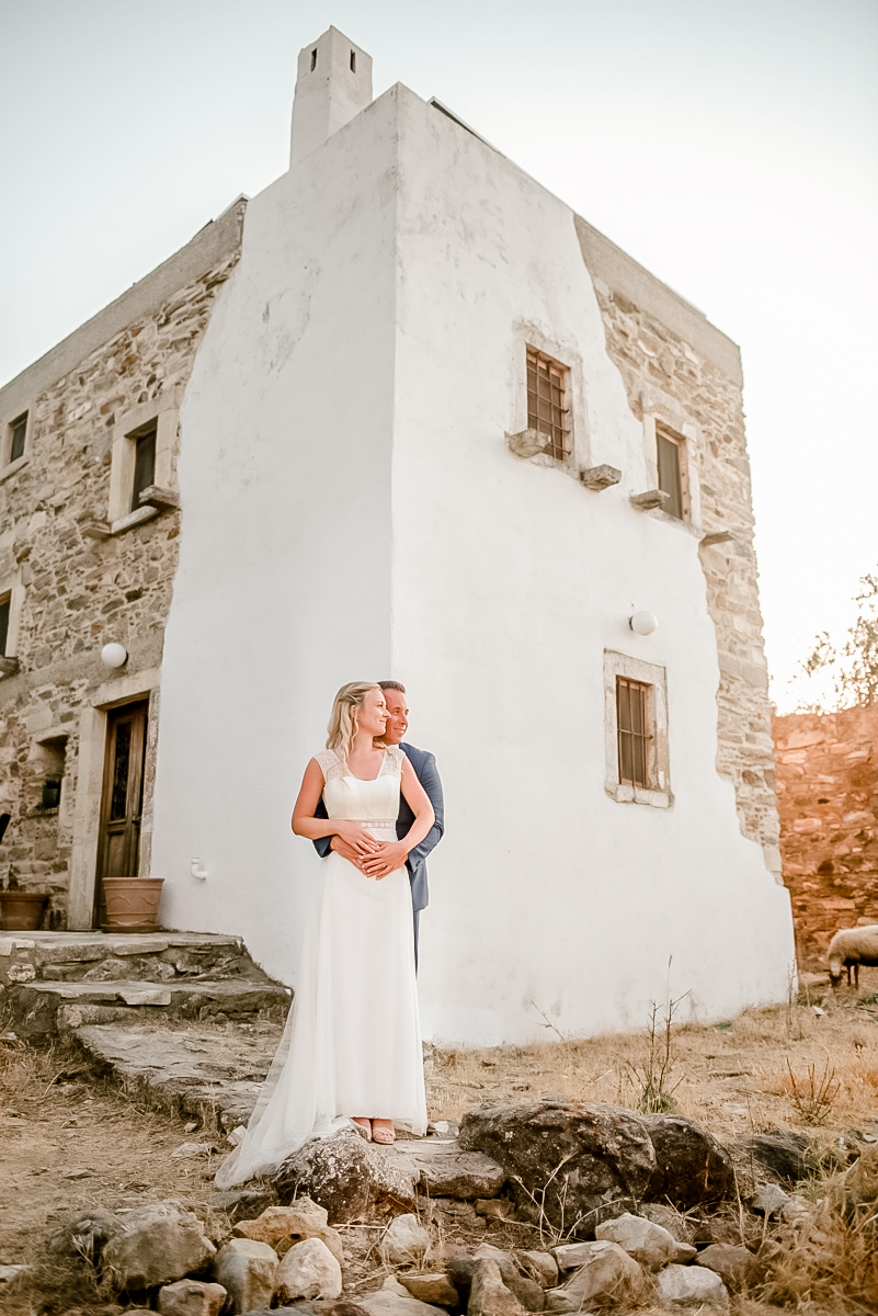 honeymoon photo shoot on Kos island