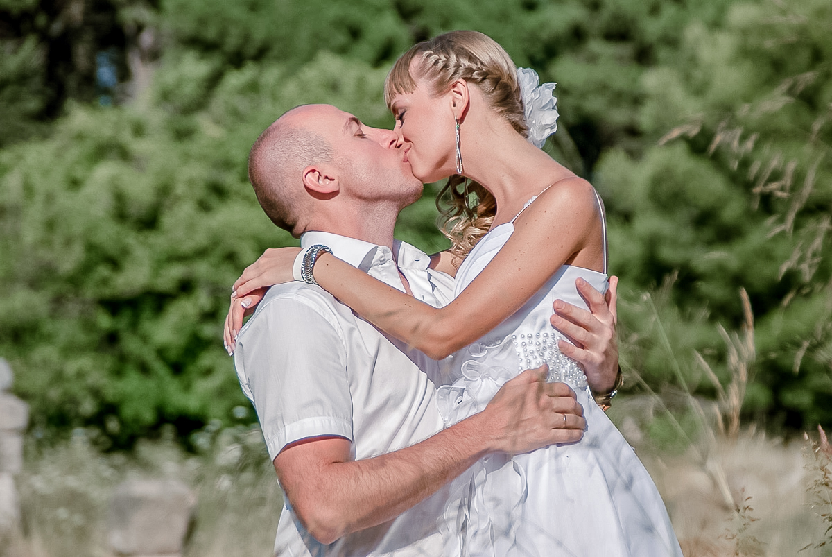 honeymoon photo shoot on Kos island