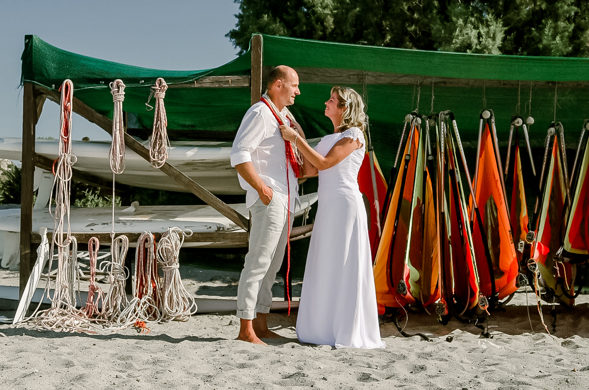 honeymoon photo shoot on Kos island