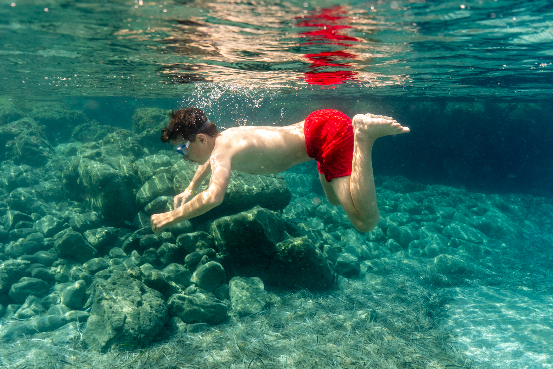 underwater photo shoot in Kos
