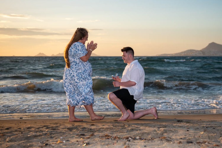 Surprise proposal in Kos